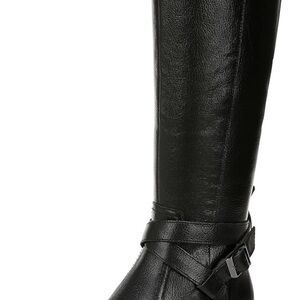 Naturalizer Rena 2 Women's Black Leather Riding Knee-High Boots 9 wide new